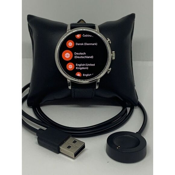 Fossil Gen 4 Authentic Digital Dial Smart Watch Custom Band FTW6014 QT334 - Picture 1 of 12